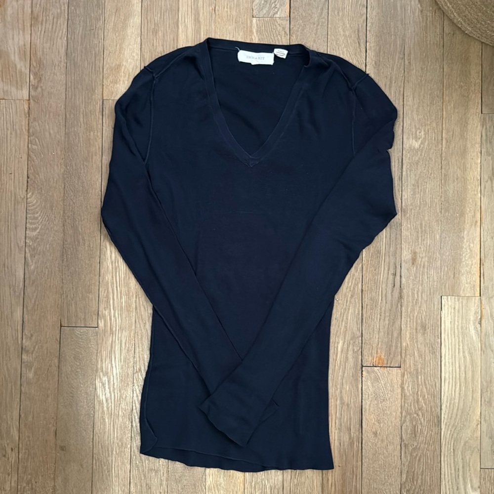 Inhabit Navy Tight Longsleeve